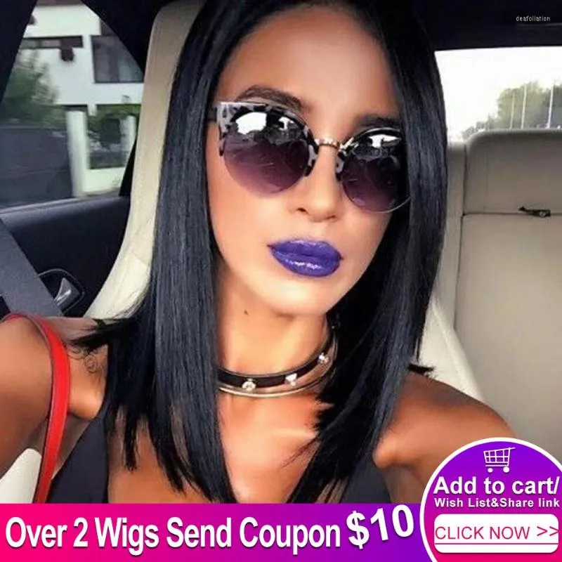 Debut Lace Front Human Hair Wigs Middle Part Wig Humain For Black Women Brazilian Remy Straight Long