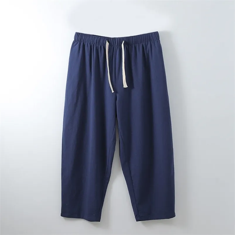 Pantalones de hombre Pantalones de verano Hombres 12XL Cintura 170cm 5XL 6XL 7XL 8XL 9XL 10XL 11XL Tallas grandes de algodón Pantalones de talla grande 5 colores 220914