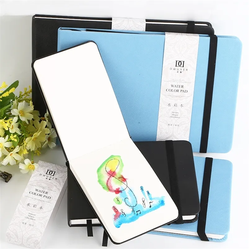 Wholesale Notepads Art Professional 300Gsm Color Pencil Book Watercolor Paint Paper Coloring