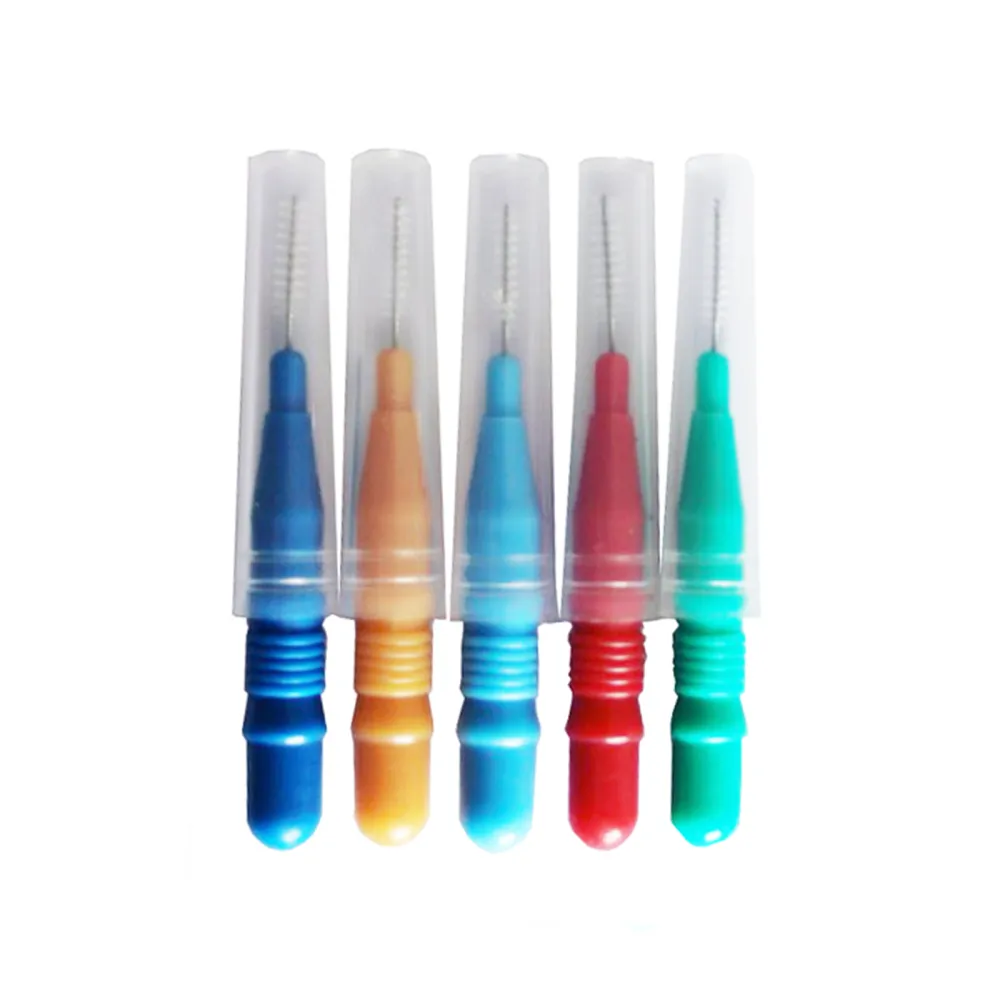 Interdental Brush Gum Oral Hygiene Dental Floss Soft Plastic Tooth Brush Orthodontic Toothpick for Teeth Cleaning Oral Care