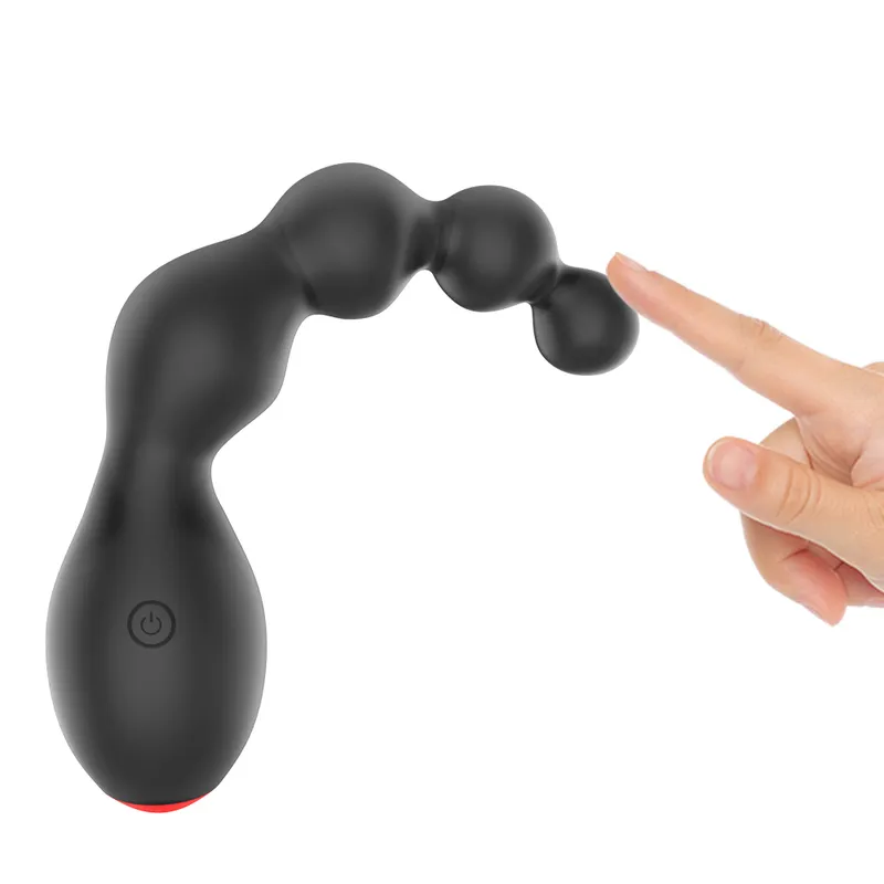 Spielzeug Erotik Butt Plug Anal Perlen Vibrator Vibrierender Prostata Massager Klitoris Stimulator Weibliche Masturbation_voghion.com