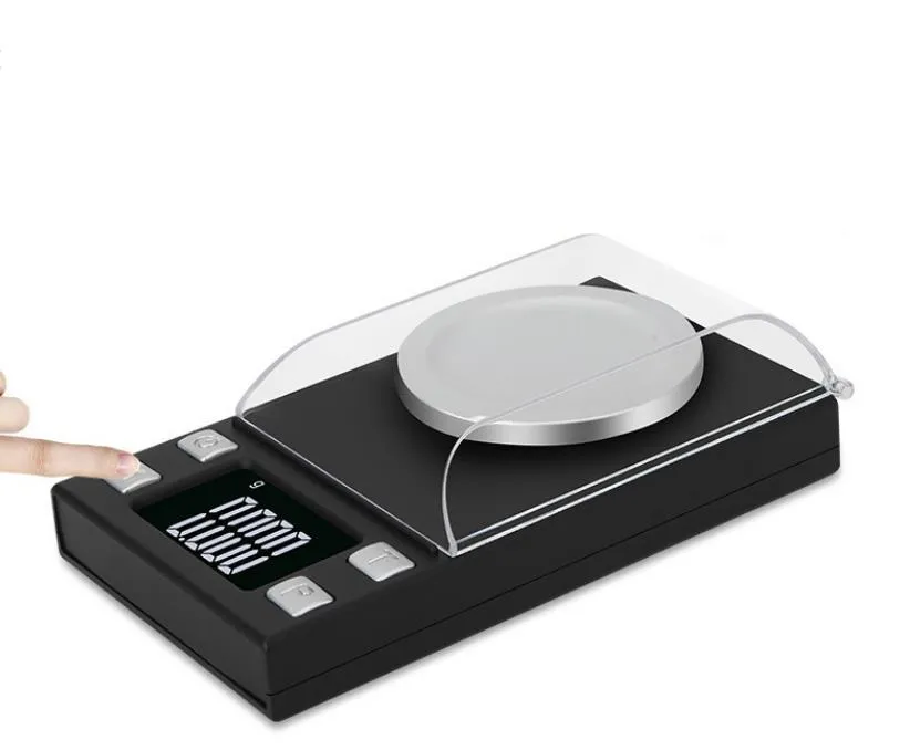 10g/20g/50g/100g Electronic Scales 0.001 LCD Digital Scale Jewelry Medicinal Herbs Portable Lab Weight Milligram Scale SN941