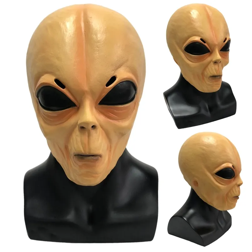 Party Masks Horror Alien Mask Cosplay Scary Full Face... From Kong08 ...