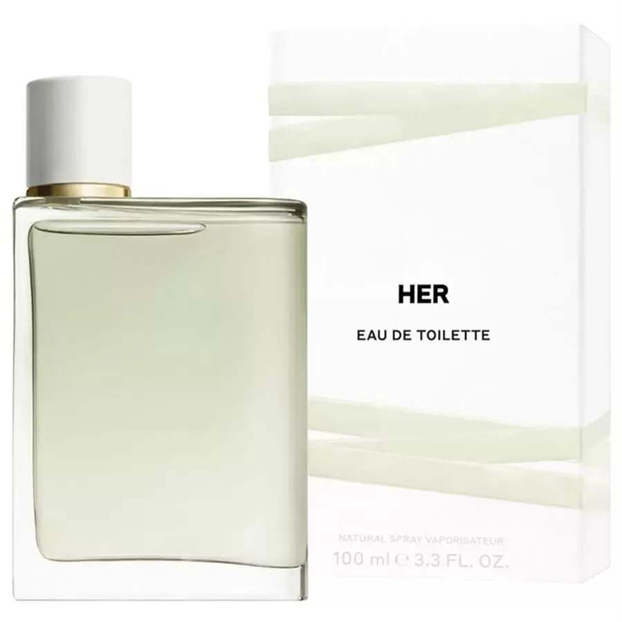 Her 100ml Perfume de mujer EDT Fragancia floral afrutada Buen olor Fragancia duradera de dientes largos Niebla corporal para mujeres