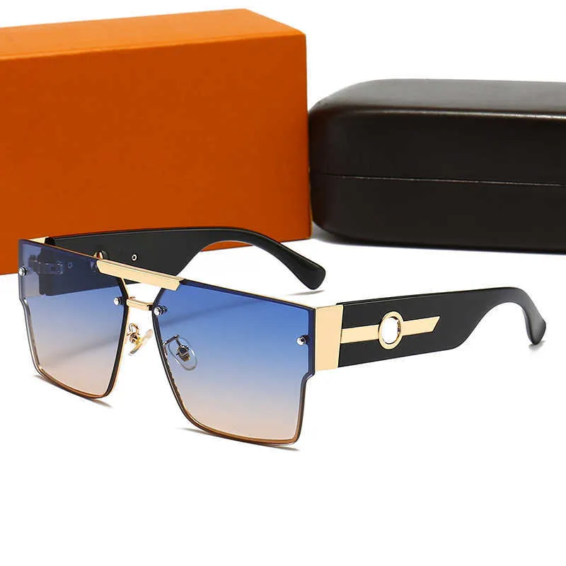 10429 designer de moda ￳culos de sol High Quality2022 ￓculos de sol Luxurys homens homens vidro feminino lente UV400 UNISSISEX com caixa