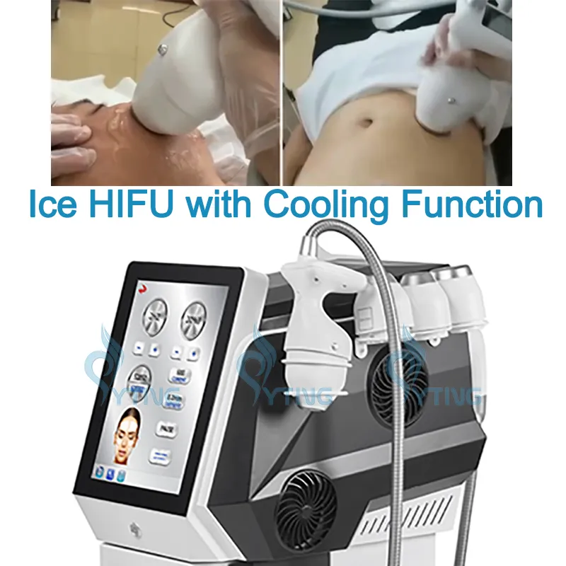 Ice HIFU Face Lifting Rides Removal Beauty Equipment 62000 Shots Rajeunissement de la peau Amincissant la machine