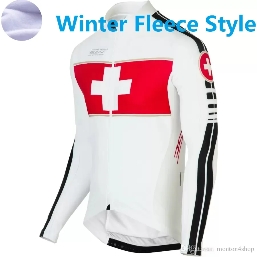 2024 Szwajcaria Pro Team Winter Cycling Jackets Polar Cycling Windproof Windjacket Thermal MTB Rowerowy płaszcz Męs