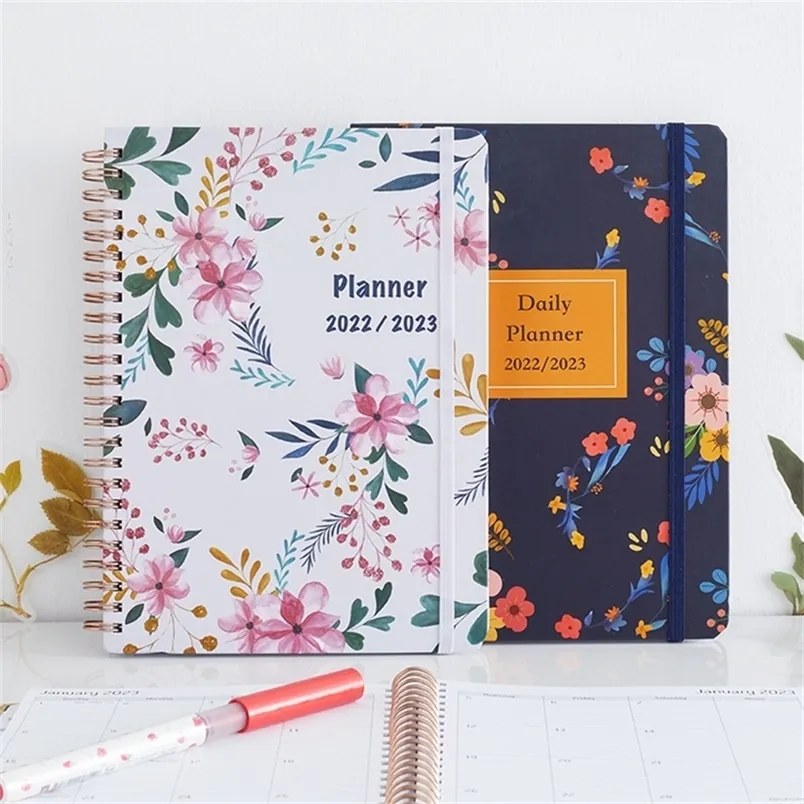 Notepads -2023 Planner Wekelijkse maandelijkse planner met tabbladen juli - juni 2023 Daily Planner Notebook Portable FL 220914