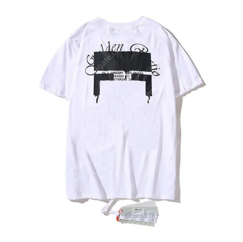 رجال الصيف فضفاضة القمصان teshes مصممي المصممين علامات تجارية الرجل نساء قميص قميص فاخرة رسالة ملابس السهم الأسود الأبيض