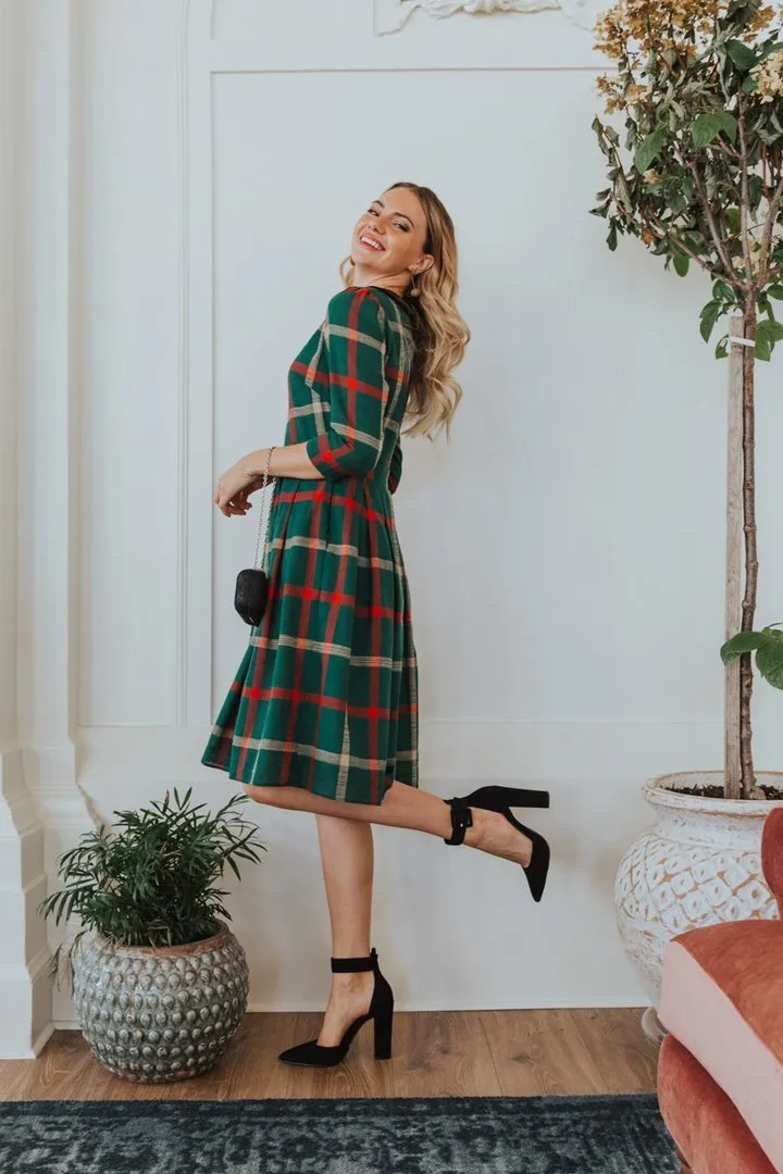 matching christmas dresses mother daughter Mommy and me Buffalo Plaid Matching Christmas Dresses – Sunny Boutique Miami