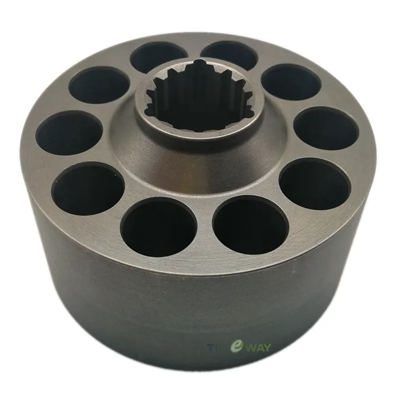 Réparation de pièces de pompe à piston hydraulique Pompe à piston UCHIDA du bloc-cylindres AP2D16 pour pelle CASE 35