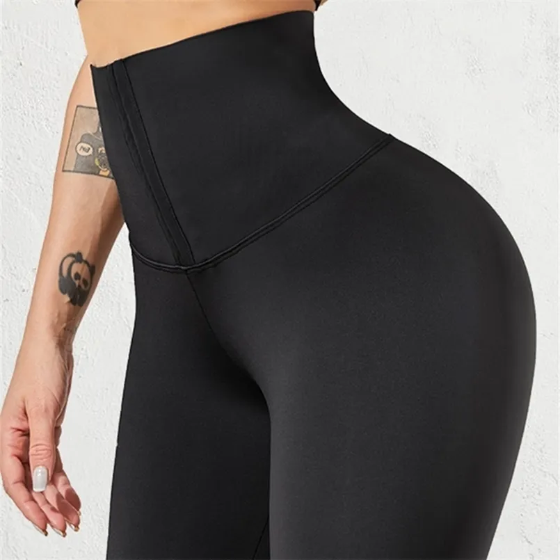 Leggings da donna Leggings da donna per fitness Leggings a vita alta Push Up Leggings sportivi Donna Sexy Slim Legging nero Abbigliamento sportivo 220914