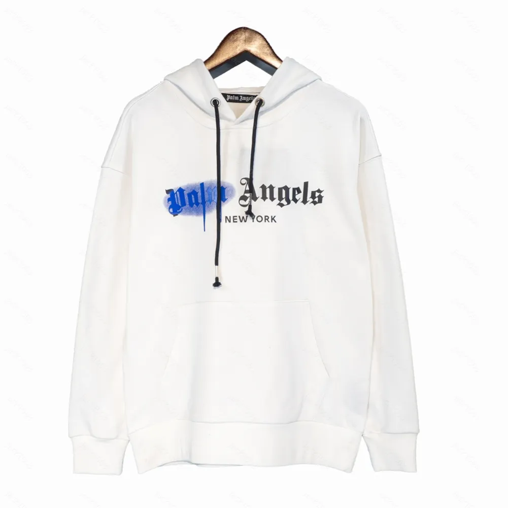 Palms Angels 22SS Capuzes Letter Logo Unisex Capuz Sweatshirt para homens e mulheres Sorto de moletom de namorado solto Gift Sports Sports 5117 14