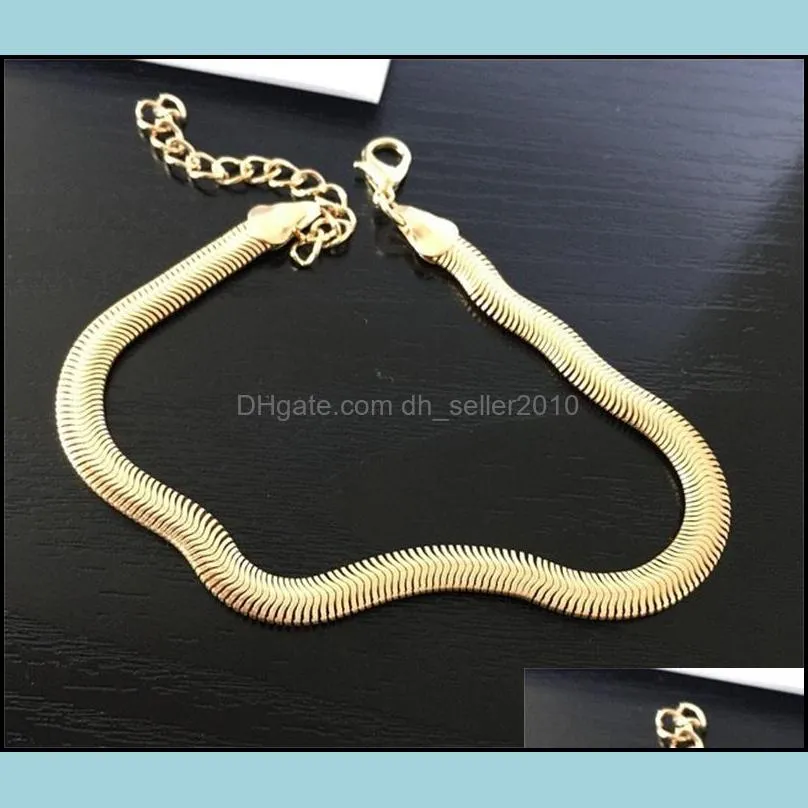 Gold Plated Snake Gold Anklets Tanishq Bracelet Adjustable Simple Delicate Foot Chain For Women Perfect For Summer Beach Drop Delivery Available From Dh seller2010 0.41 DHgate.Com
