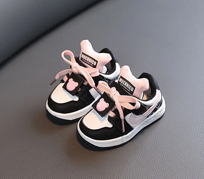 Kids Shoes First Walkers Comfortable Children Sneakers Designer Little Boys Girls Toddler Green pink Breathable Baby Eur Size 16