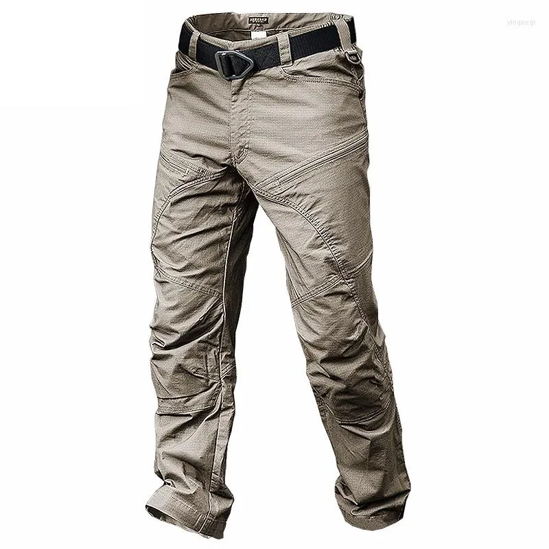 Men's Pants Cargo Men Elastic Outdoor Waterproof Army Tactical Military Hiking Trekking Jogger Casual Trousers Sweatpants Streetwear