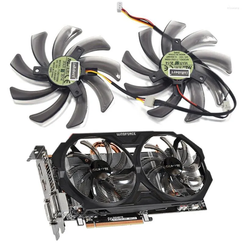 Raffreddamento del computer 95 MILLIMETRI T129215SM PLD10010S12H Ventola di Raffreddamento Per Gigabyte HD 7850 7790 Radon R9 270 270X GTX 670 660 650Ti 560 ATI GPU