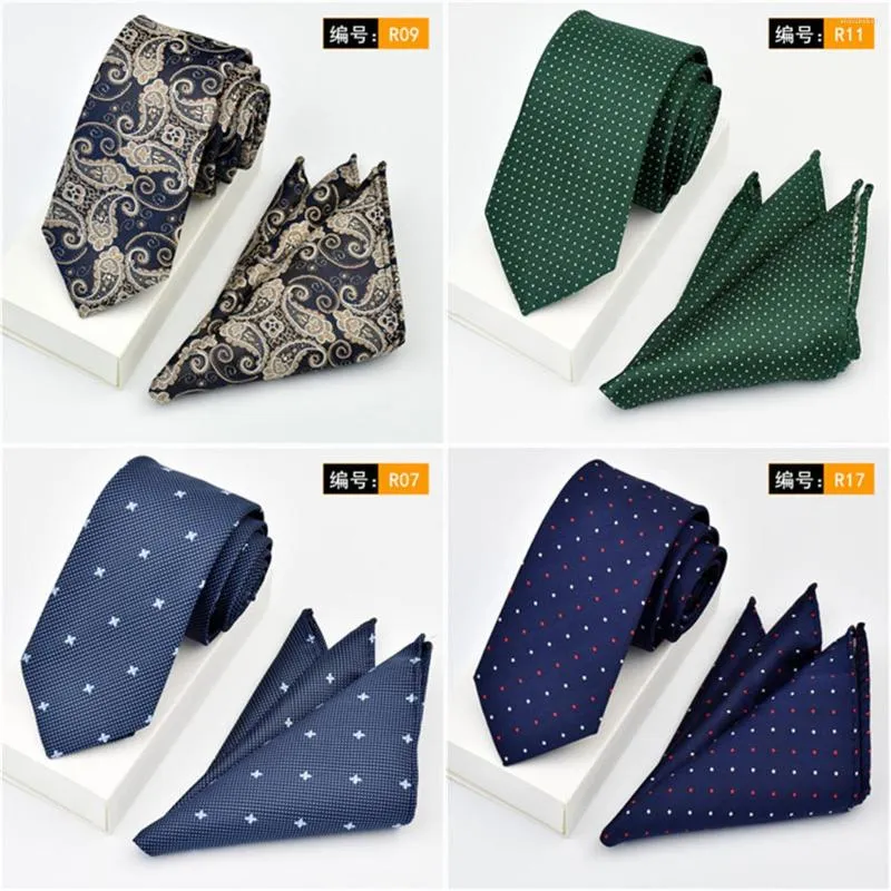 Bow Ties Gray Green för mäns silkeslips och fickkvakor Set 8cm nacke slipsblå röd bröllopslipsar affärsdräkt