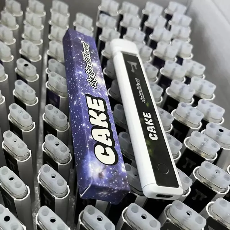 E Cigarette Kit Cake Disposable Vape Pen 1ml Empty Pod Smoking Oil Cartridge 280mAh Rechargeable Battery With Foam Box Package