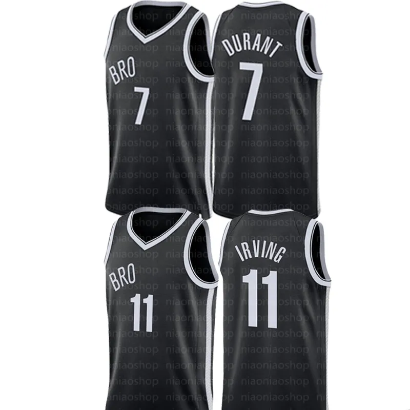 Vintage Kevin Durant Kyrie Irving Basketball Jerseys Brooklyns Net