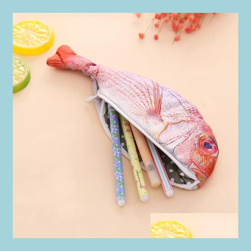 Wholesale Super Imitation Sea Fish Stationery Pencil Creative Writing Pen  Bag For Kids, Ideal For School Supplies And Statonery, Novelty Gift With  Durable Fabric Drop Dhqsi From Bdesports, $1.83