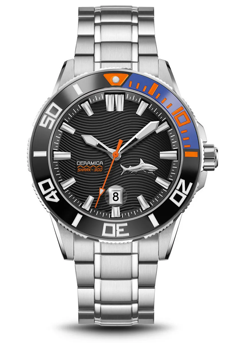 2022 DOXA WATM BIG Shark Top Brand Luksusowa stal ze stali nierdzewnej Zegarek Luminous Sports Nurving 46 mm Water Ghost Nowa produkcja 3016