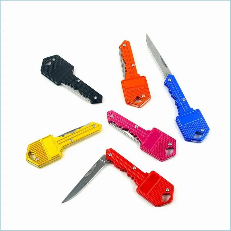 Клавки мини -ключ складывание складной нож.