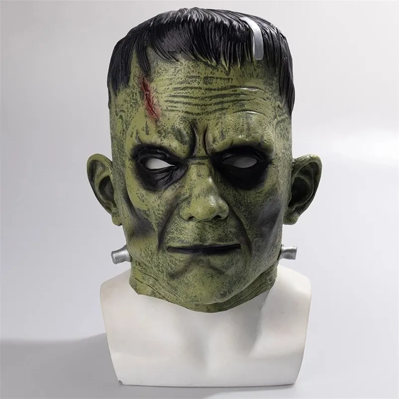 Máscaras de festa Frankenstein Máscara Devil Monsters Máscaras de cosplay Mascarilas de zumbi máscara de látex máscara de anime rache mascaras traje de halloween prop 220915