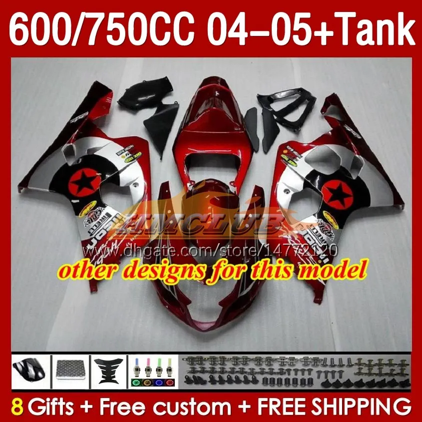 Premium Motorcycle Fairing & Tank Kit: Gloss Black