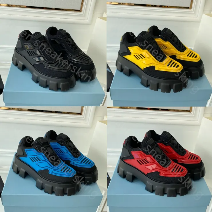 Top Shoes de designer Sapatos femininos Sapatos casuais 19FW Lates Sneakers CloudBust Thunder Trainers Camuflage Capsule Series Aumento da plataforma de plataforma com tamanho de caixa 35-41
