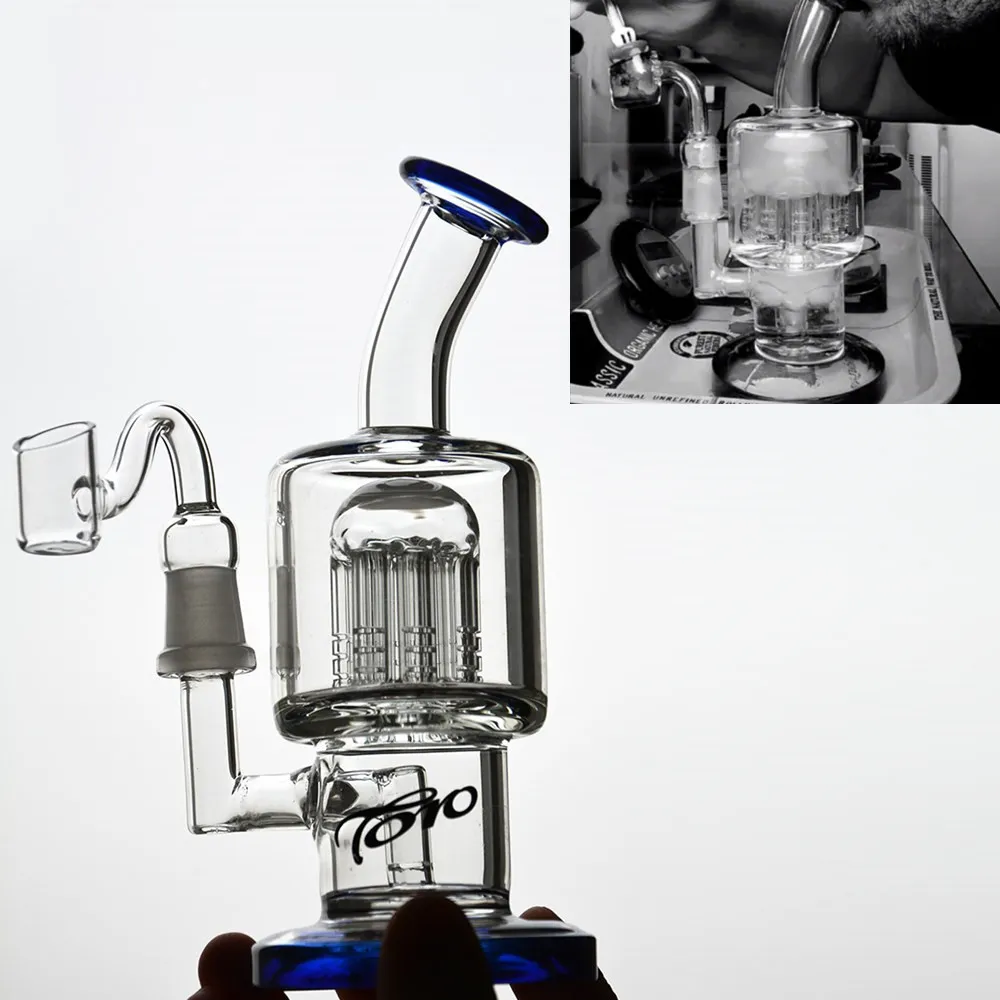 Nieuwe TORO Waterpijp Bongs Arm Boom Inline Perc Glazen Waterpijp Bubbler Kleine Olie Dab Rig Rookaccessoire