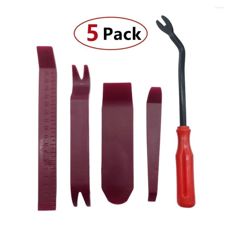 Professional Hand Tool Sets 5pcs/Set Auto Car Disassembly Interior Kit Radio Panel Door Clip Trim Dash Audio Removal Installer Pry Repair