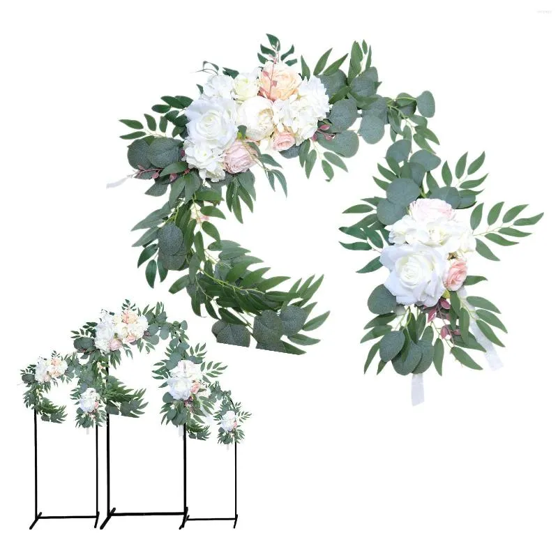 Party Decoration Arch Flowers for Backdrop Artificial Rose Wreath Flower Swag Decor