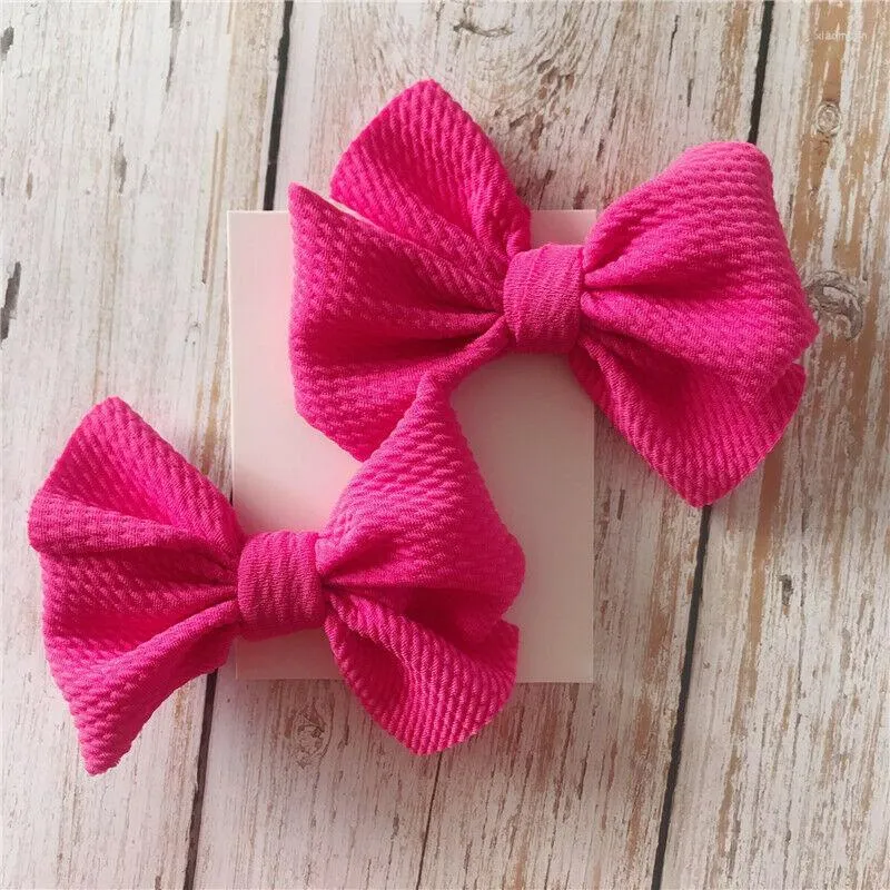 Accessoires de cheveux Citgee2Pcs Infant Enfants Bébé Filles Bow Clips Chapeaux Ruban Bowknot Barrettes