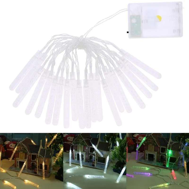 Str￤ngar 20 LED String Fairy Light Battery Bubble Stick Festival Party Decor