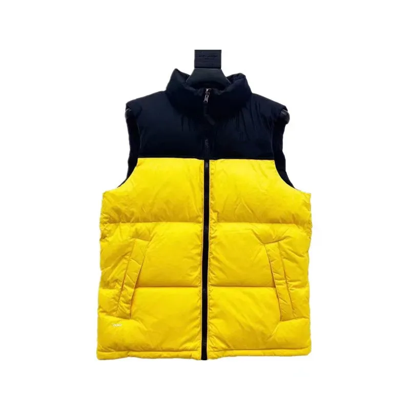 Neue Farbe North Winter Herren Westen Puffer Jacke Casual Marke Hoodies Daunen Parkas Warme Ski Herren Gesicht Weste 700