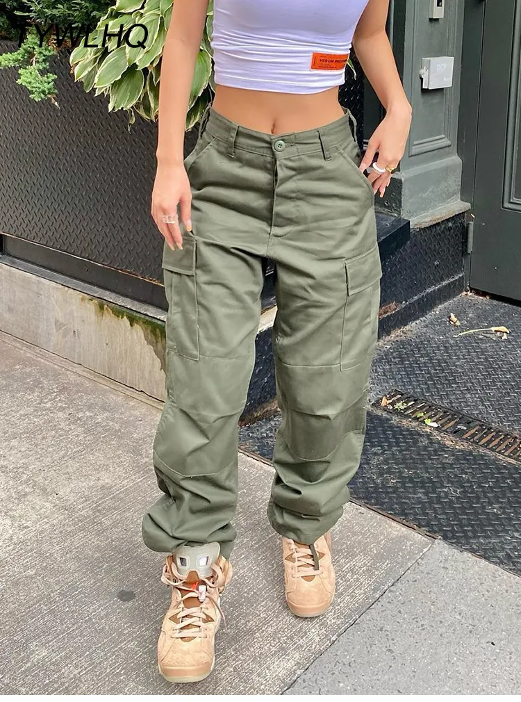 Vintage Cargo Capris For Women Baggy Jeans With Y2K Pockets, Wide Leg, High  Waist, Straight Denim Cargo Trousers Women For Fashionable Streetwear  220915 From Kong01, $24.8