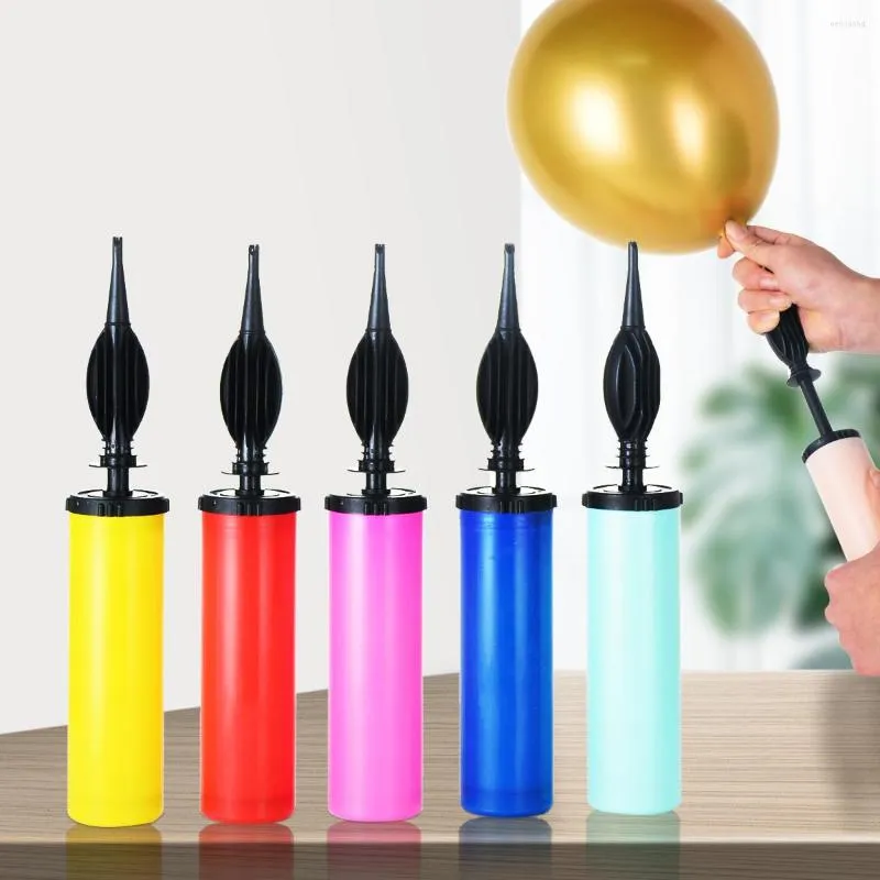 Parti Dekorasyon Taşınabilir Balonlar Pompa Şişirme Araçları Balon Aksesuarları Doğum Günü Malzemeleri Metal Konfeti Globos Düğün Aracı