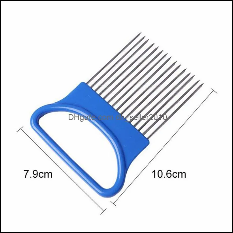 Stainless Steel Plastic Vegetable Slicer Multi-purpose Onion Cutter Metal Meat Needle Kitchen Accessories Gadgets Tomato Cutter