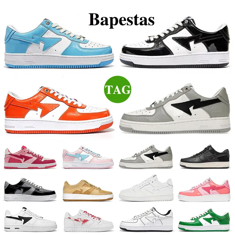 Sk8 Hommes Femmes Casual bapesta Chaussures A Bapestas Sta Low ABC Camo Stars Rose Vert Bleu Baskets pour hommes Plateforme Chaussures sport Baskets jogging extérieur marche