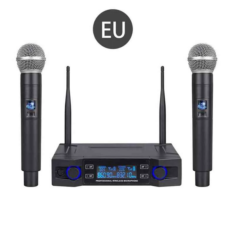 Professional Wireless Two-Channel Handheld zingyou microphone for KTV Karaoke and Parties - Adjustable Frequency Singing Machine Mic T220916 Professional Wireless Two-Channel Handheld zingyou microphone for KTV Karaoke and Parties - Adjustable Frequency Singing Machine Mic T220916