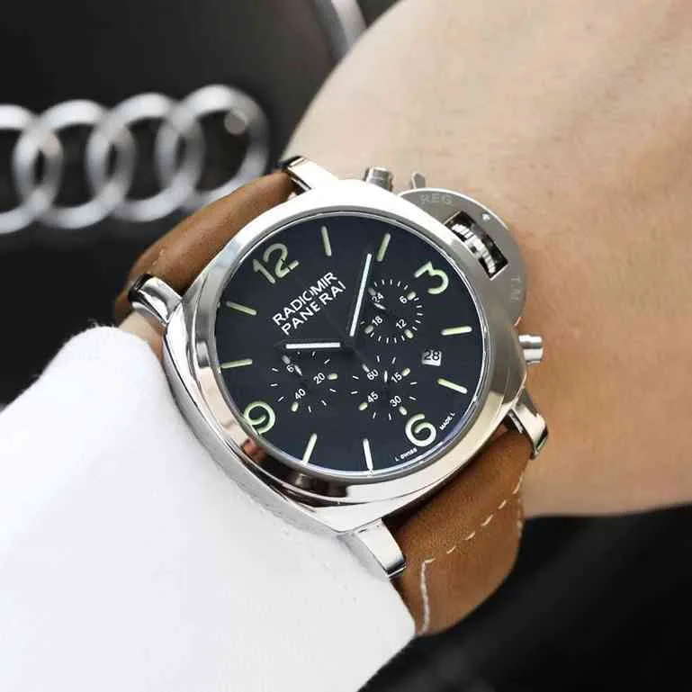 Original Classic Men Watches Leather Waterproof Chronograph Business Watch Jam Tangan Lelaki Kuarza 01 Hi8y