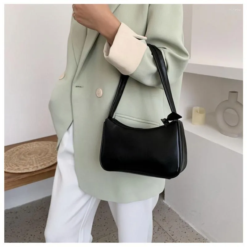 Evening Bags Designer Luxury Girls With Zipper Solid Colour Fashion Women'S Shoulder Bag Female Bolsos De Mujer Handbags For Women 2022