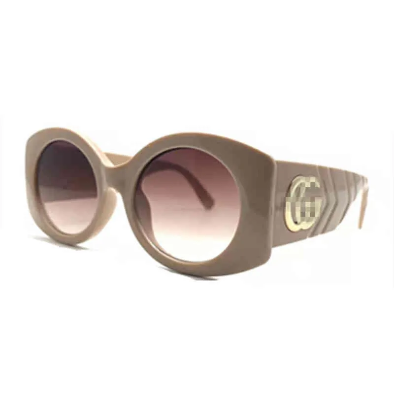 New Fashion Sunglass Women's Fashion gepersonaliseerde spiegelpoten dubbele g metalen accsori Sunglass heren