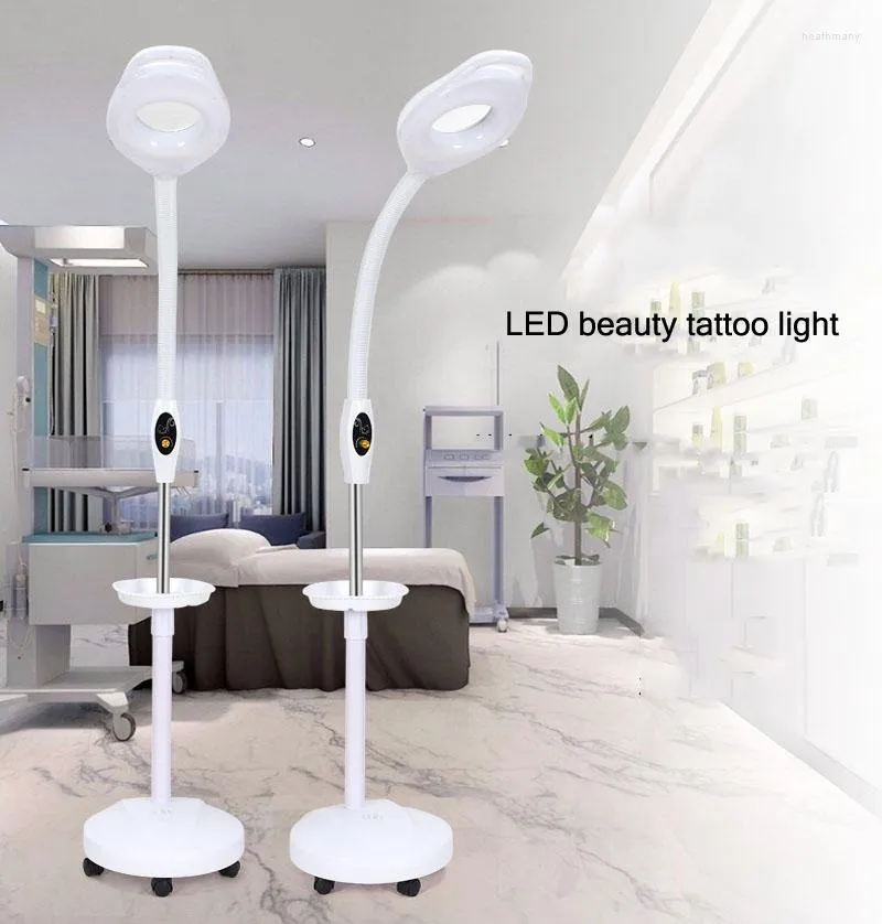 Lampade a pavimento LED BEAZIA LAMPAGNO DI LUCE A PAGGI 16X MANGERIFICATO TATTOO TATTOO Senza ombra Dimmuta Protezione per gli occhi