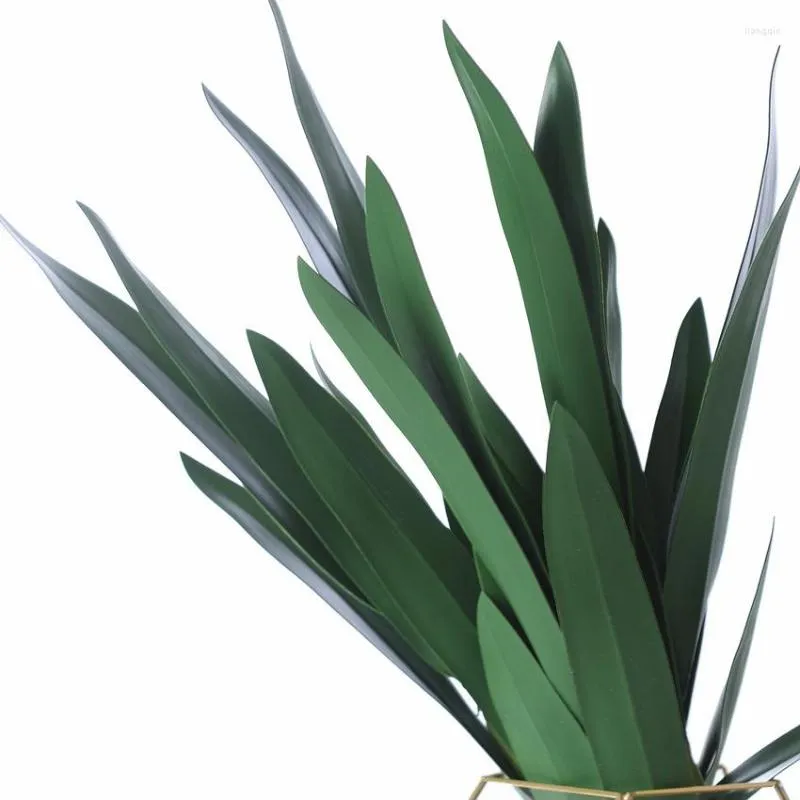 Dekorative Blumen K￼nstliche Pflanzen Gladiolus Bl￤tter Orchideenstamm Home Gras gef￤lschter Pflanze Gr￼ne Pflanzenraum Dekoration