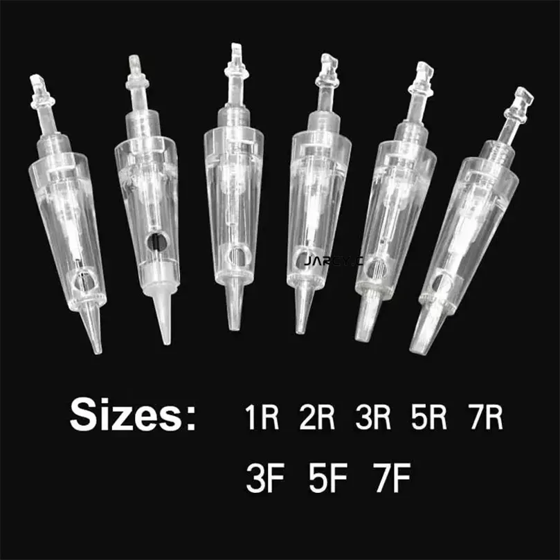 Tattoo Needles Bayonet port Cartridges Sterilized 1R 3R Permanent Makeup Machine For PMU Eyebrow Liner Lips Supplies 220916