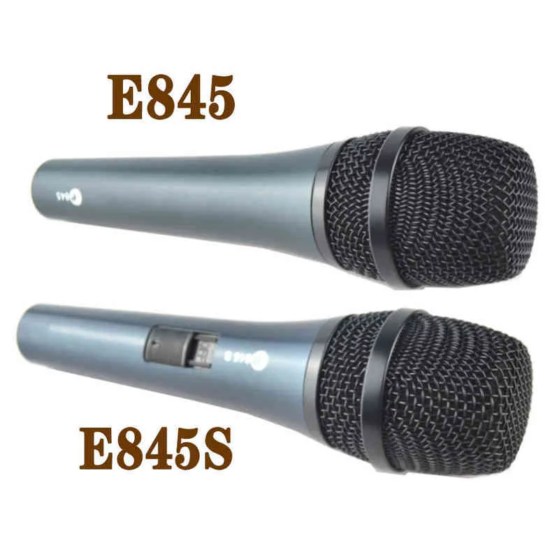 Microfoons Grade A Kwaliteit E845 Professionele prestaties Dynamische Wired Microfoon E835 Microfone condensador voor live vocalen Karaoke T220916