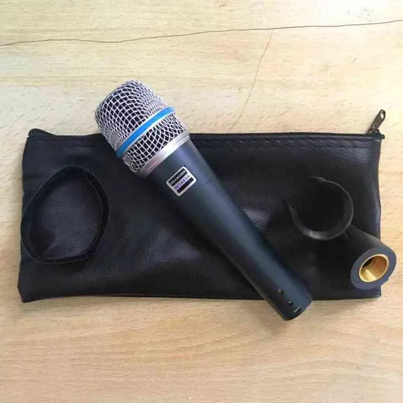 Microfones Quality Beta57 Professional Beta57a Supercardioid Karaoke Handheld Dynamic Wired Microphone Beta 57a 57 A MIC MIKE T220915