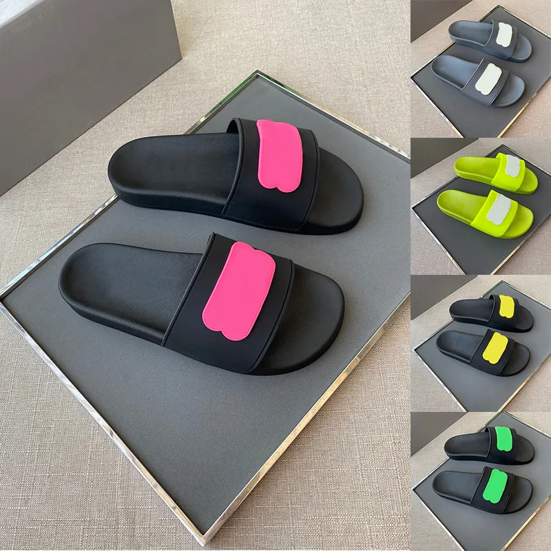 Designer 22GG Pool Slides For Men And Women Black, Fluo Green, Cool ...